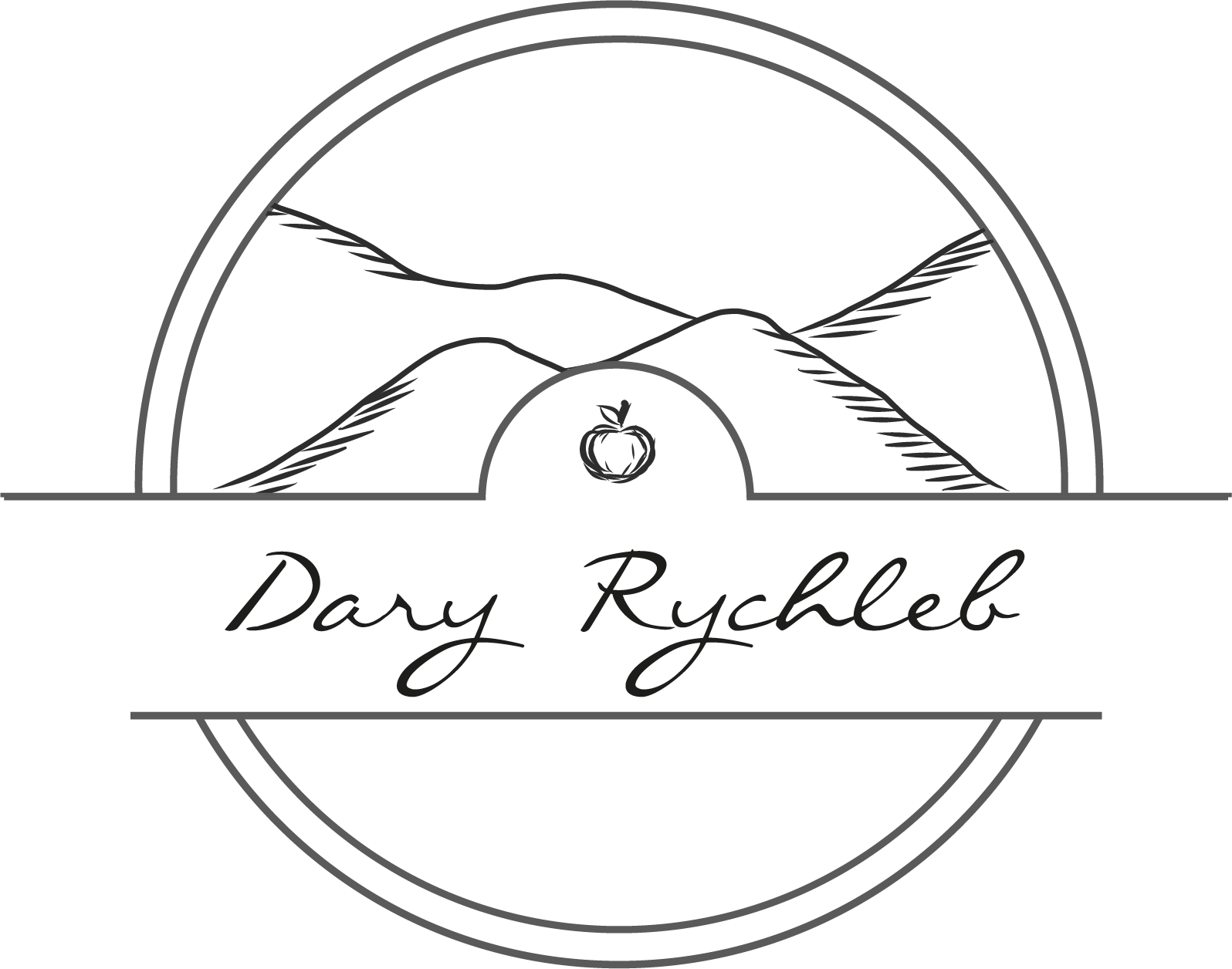 Logo VS Rychleby (černobílé)